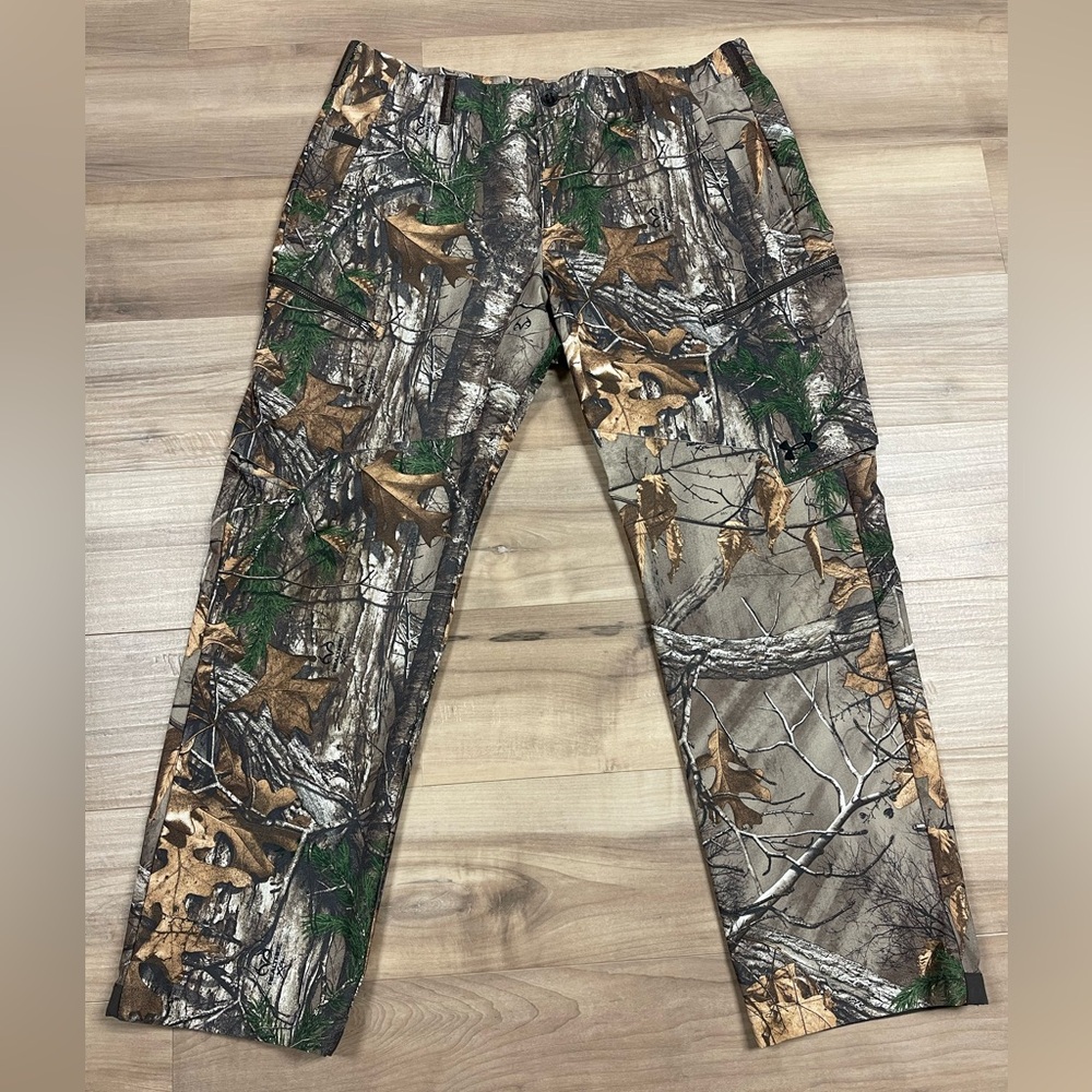 Under Armour Storm Field Pants Mens Realtree Xtra Camo Cargo Hunting Pants 40x32